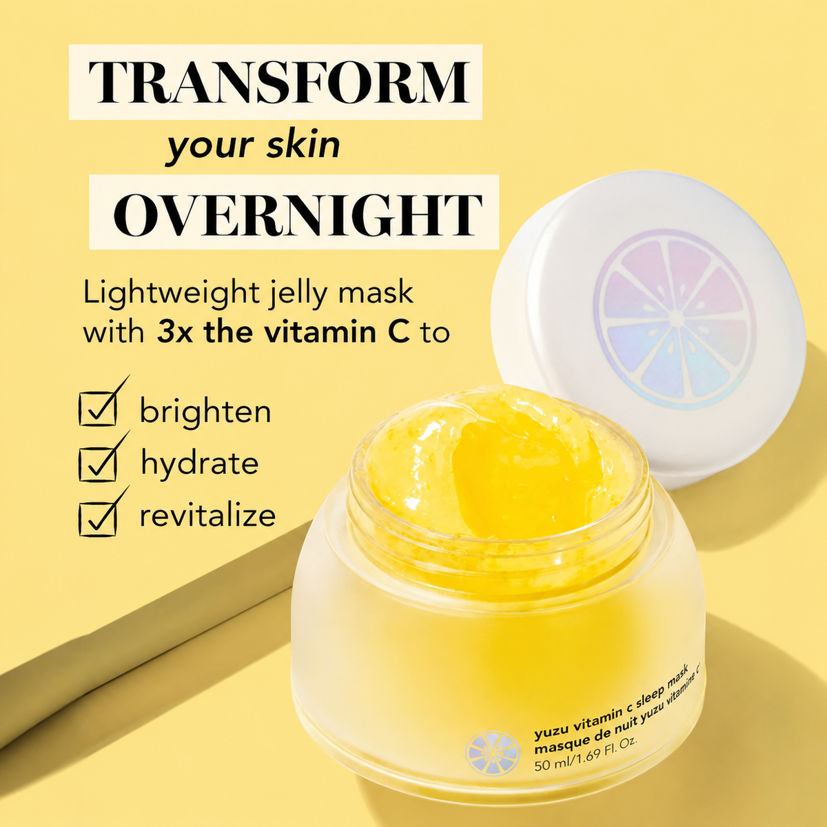 Yuzu Vitamin C Sleep Mask